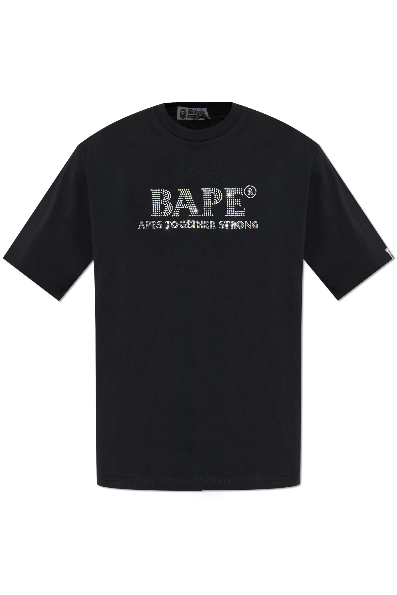 A Bathing Ape ブラック Tシャツ M A BATHING APE® ロゴ Tシャツ | ブラック | FARFETCH JP